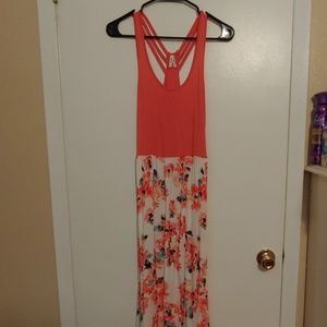 Mud, racer back maxi dress